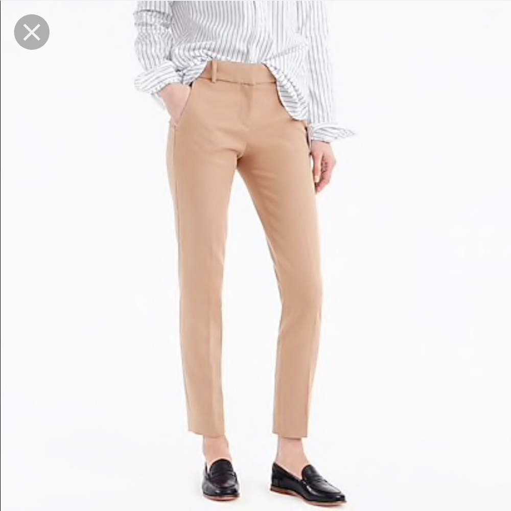 J Crew Cameron Pants in Camel